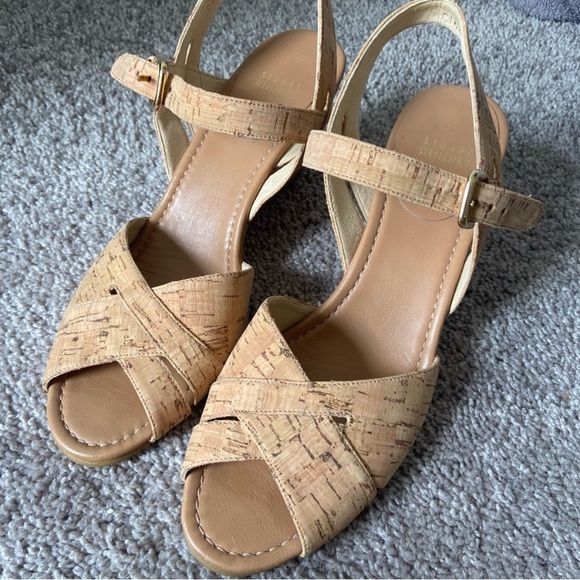 Stuart Weitzman cork wedges - Picture 3 of 5